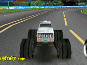 3D Police Monster Trucks